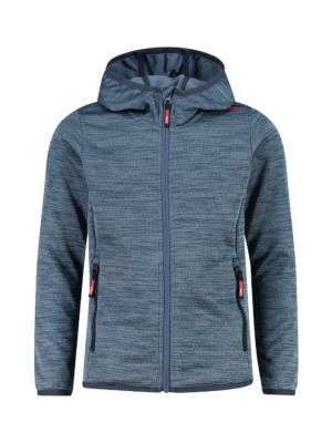 Kinder Outdoor Jacke aus Knit Tech mit Kapuze 