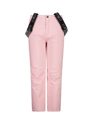 Kinder Skihose Clima Protect mit abnehmbaren Trägern pink 
