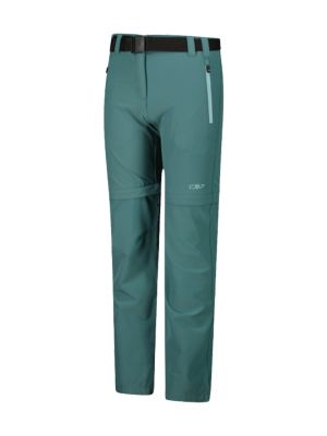 Mädchen Zip Off Stretch Hose mit Gürtel 