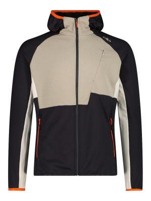 Unlimitech Herren Outdoor Jacke aus Micro Grid Tech Fleece mit Kapuze 