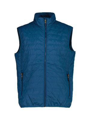 wasserabweisende Herren Weste mit Feel Warm Flat blau 