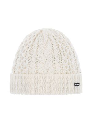 Afratos Grob-Strick Zopfmuster Damen Mütze mit Merinowolle 