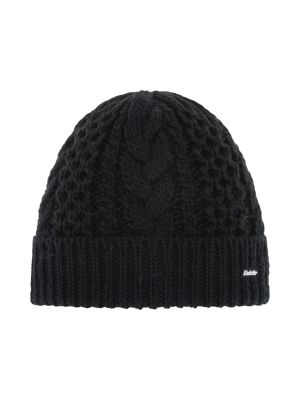 Afratos Grob-Strick Zopfmuster Damen Mütze mit Merinowolle 