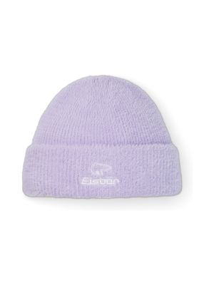 Mana flauschige Damen Mütze mit Logo Print 