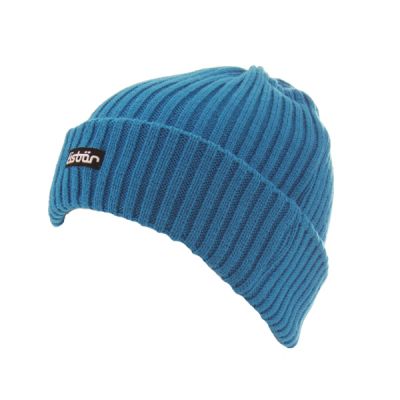Ripp Mütze blau 