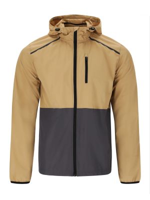 Hugoee Herren Laufjacke mit Kapuze 