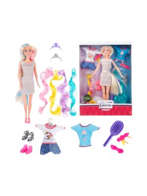Fashion Puppe Lauren mit Zubehör Mädchen Spielzeug 