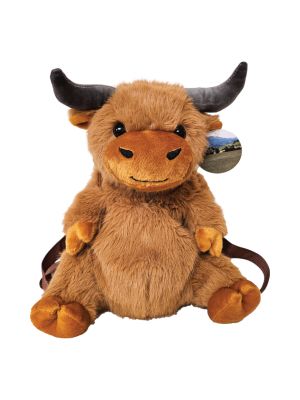 Plüsch Hochlandrind Kinder Rucksack 