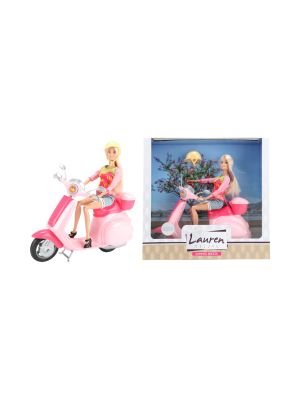 Puppe und Roller Kinder Spielzeug 