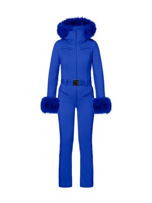 Angele Softshell Damen Skianzug mit Kapuze und Kunstfellbesatz 