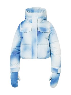 Ciel Bleu Damen Daunen Skijacke mit Kapuze 