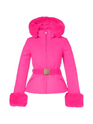 Giselle Damen Softshell Daunen Skijacke mit Kapuze 