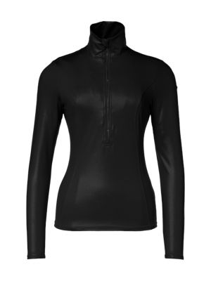 Wink Glamour glänzender Damen Skipulli 