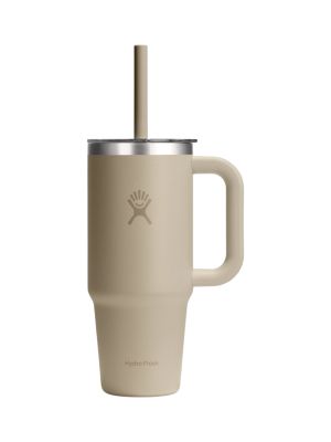 24 OZ Travel Tumbler Clear Lid Trinkflasche 