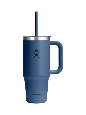 24 OZ Travel Tumbler Clear Lid Trinkflasche 