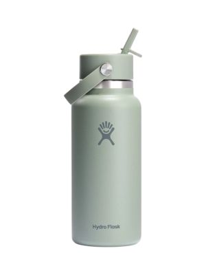 32 OZ Wide Flex Straw Cap Trinkflasche 