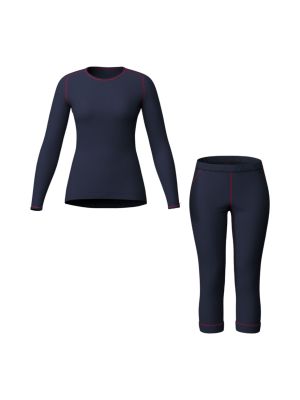 Transtex Warm Damen-Unterwäsche-Set mit 3/4 Pants und Langarmshirt 