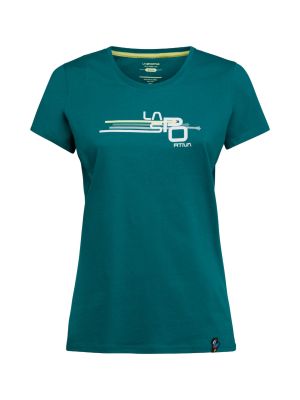 Stripe Cube Damen Kletter T-Shirt 