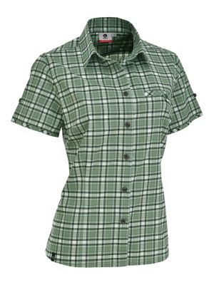 Elbe II Outdoor Kurzarm Bluse kariert 