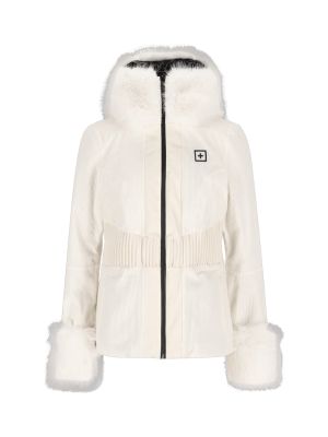 171 Insulated Damen Skijacke Kapuze mit Kunstfell Details 