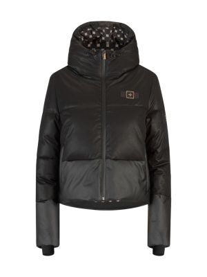 251 Cropped Puffer Damen Skijacke mit Kapuze 