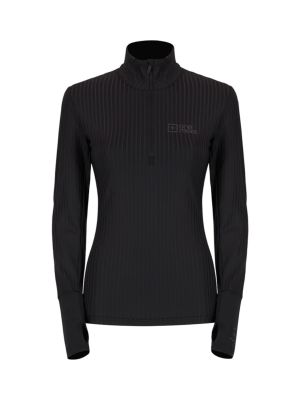 631 Turtleneck Damen Rollkragen Pullover mit kurzem Reißverschluss 