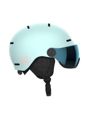 Orka Visor Kinder Skihelm mit integriertem Visier 