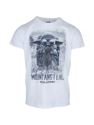 Baby I Like Mountains Uni T-Shirt weiss 