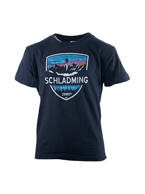 My Mountain Austria 2995 Kinder T-Shirt schwarz 