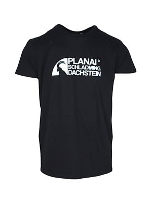 Planai Dachstein South Logo Herren T-Shirt schwarz 