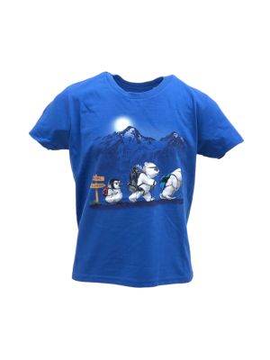 Schladming Polar Friends Trek Kinder T-Shirt blau 