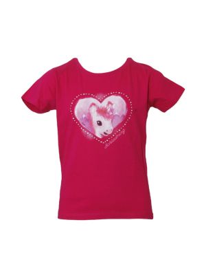 UNICORN HEART Kinder T-Shirt pink 