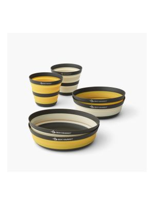 Frontier 6 teiliges Campinggeschirr ultraleicht zusammenfaltbar Schalen Becher 