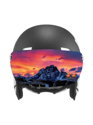 Helmvisierschutz Motiv Dolomiten 