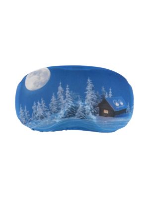 Skibrillenschutz Motiv Hütte 