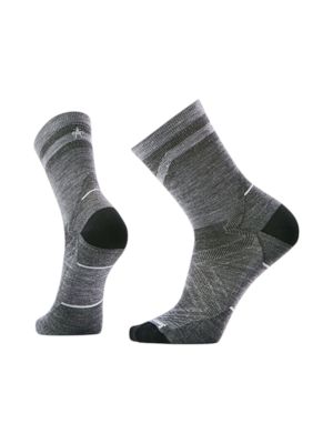 Run Zero Cushion Mid Crew Pattern Socken aus Merinowolle 