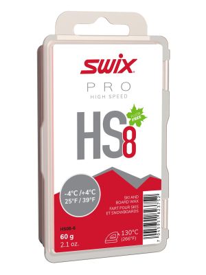 HS8 Red, -4°C/+4°C, 60g Skiwachs 