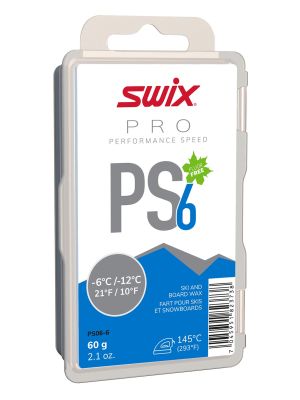 PS6 Blue, -6°C/-12°C, 60g Skiwachs 