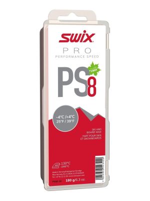 PS8 Red, -4°C/+4°C, 180g Skiwachs 