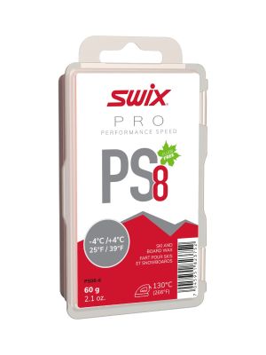 PS8 Red, -4°C/+4°C, 60g Skiwachs 