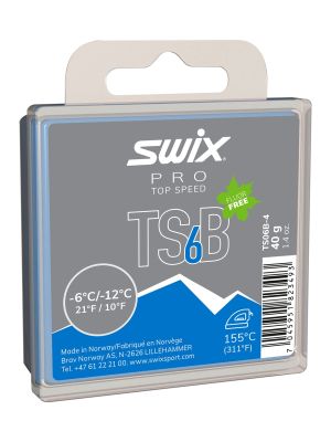 TS6 Black, -6°C/-12°C, 40g Skiwachs 
