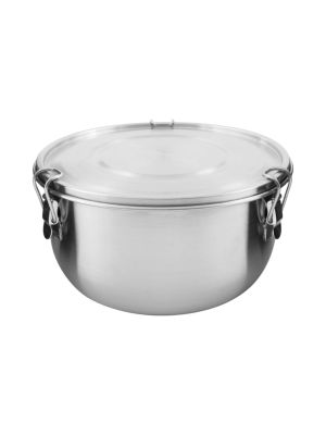 Foodcontainer 1.5L Edelstahlschüssel mit Deckel 