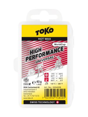 World Cup High Performance Universal 40g 0/-16 °C Skiwachs 