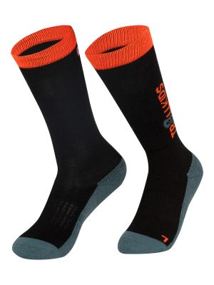 2 Paar Kinder Skisocken mit Merino-Wolle 