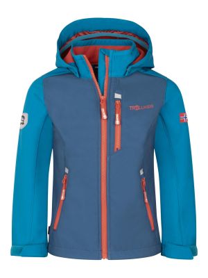 Balestrand Jungen Softshell Jacke mit abnehmbarer Kapuze 