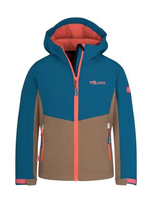 Kristiansand Kinder Softshell Jacke mit Kapuze 