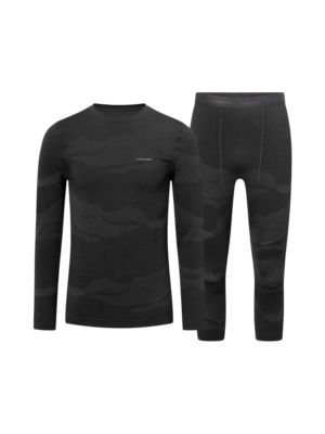 Base Layer Gasher Herren 3/4 Merino Unterwäsche Set 