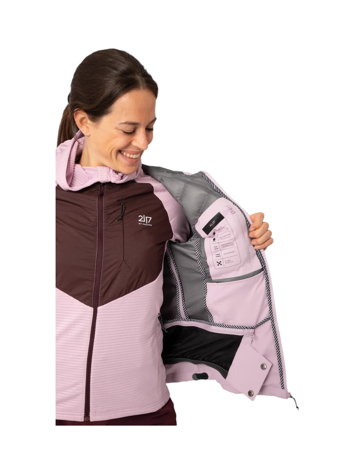 Alip 3L Damen Skijacke mit Kapuze 10