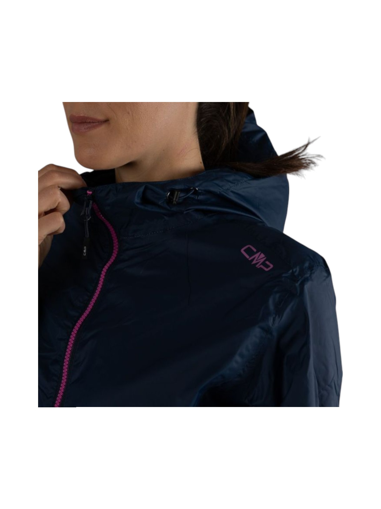 Damen Regenjacke Pack Pocket mit Kapuze 10
