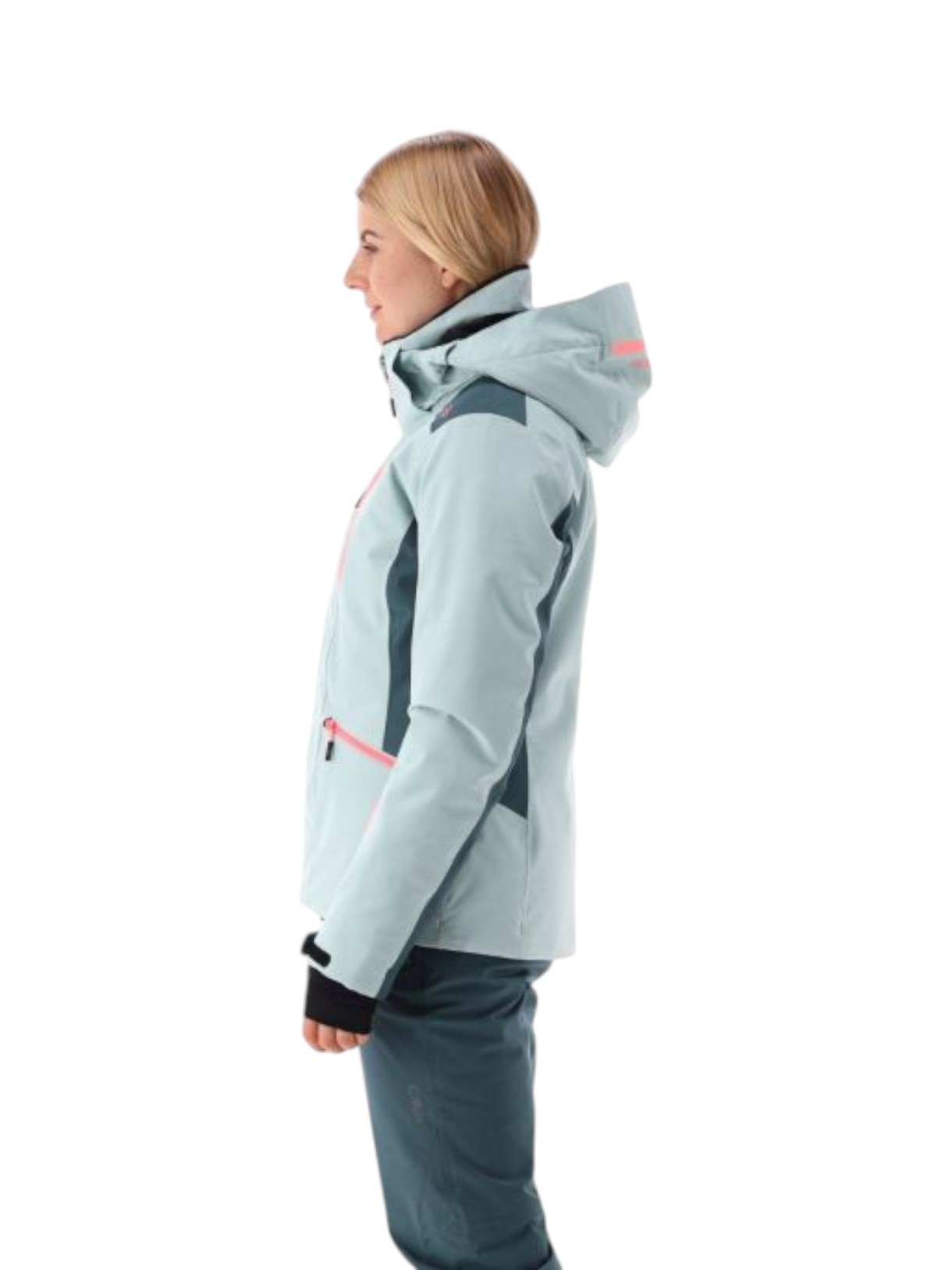Damen Skijacke mit Feel Warm Flat und abnehmbarer Kapuze 10